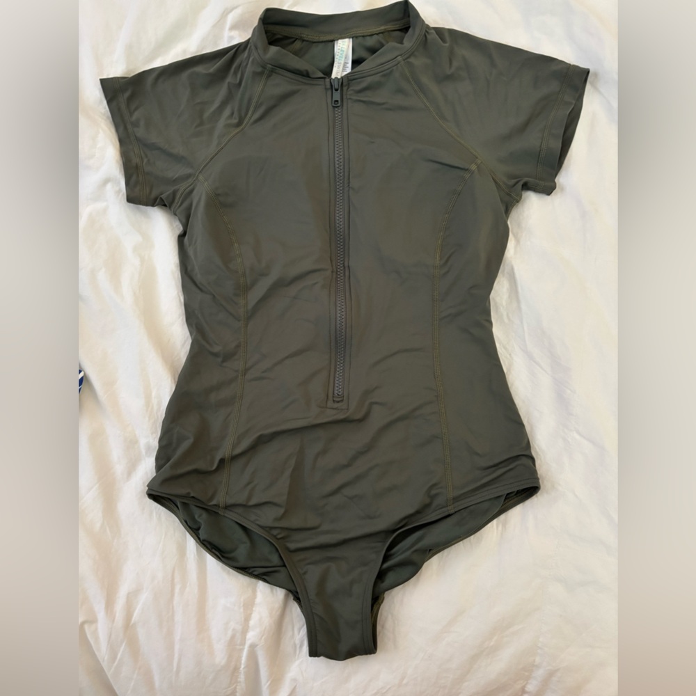 Sea level Australia Olive Green Women's Swim One Piece